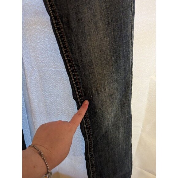 Grace in LA Women's Embroidered Bootcut Jeans Size 26 Back Pocket Designed - Picture 5 of 14